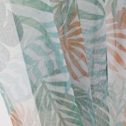 Leaves Printed Curtain Made to Measure Curtain Tulle Sheer For Living Room Bedroom
